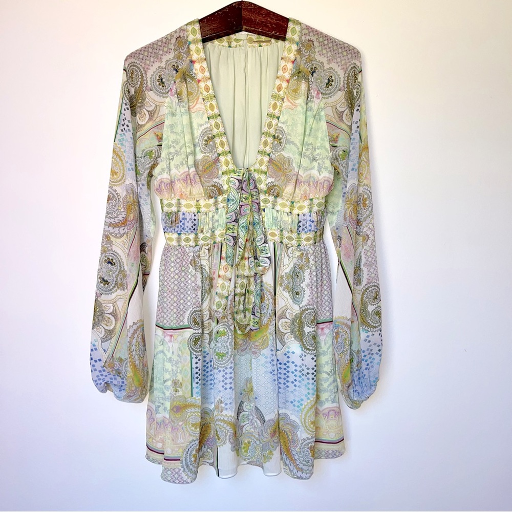 ALEXIS Tessie Printed Gauze Minidress - Picture 7 of 15